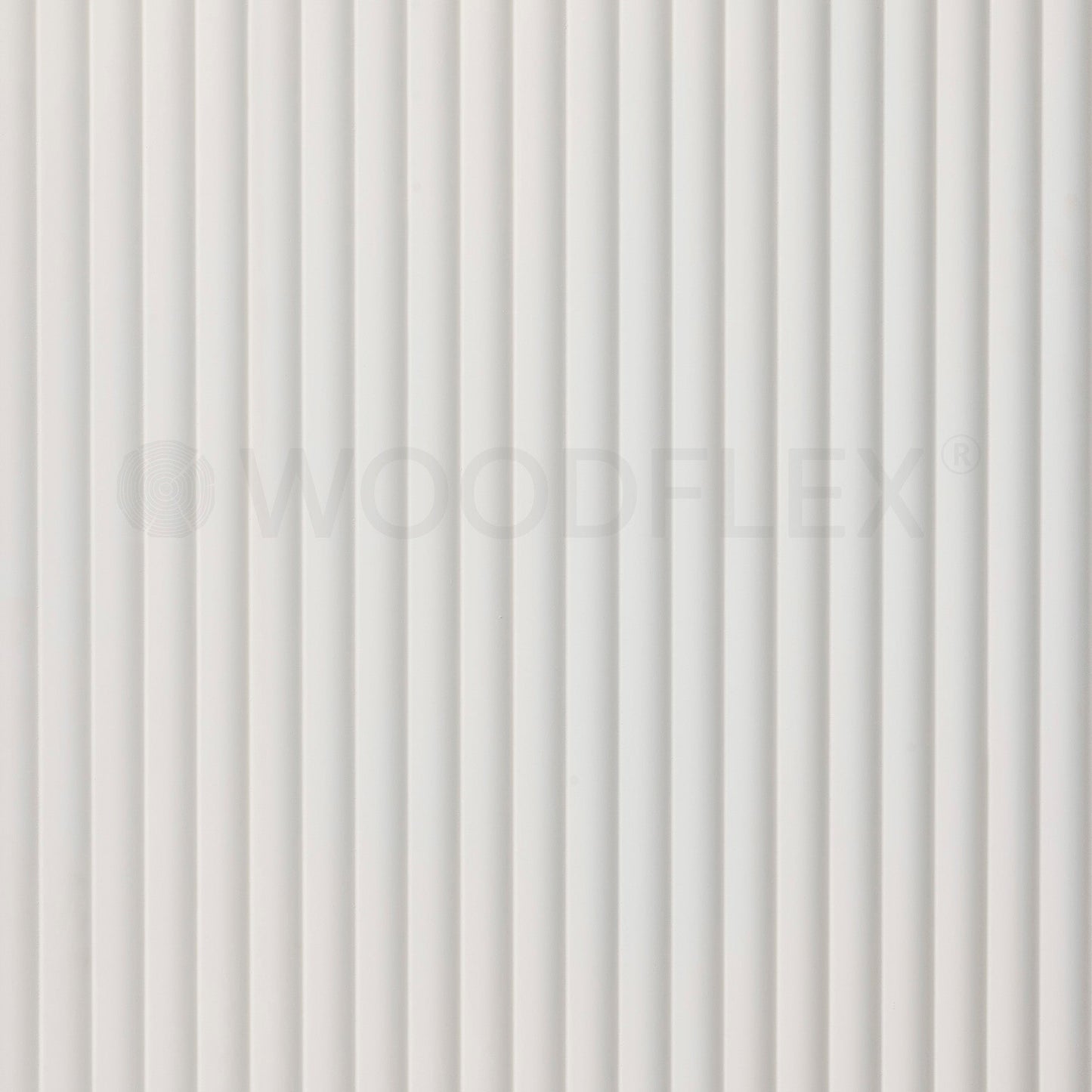 WOODFLEX WHITE PRIMED FLEXIBLE UNDERBENCH - HALF ROUND 27 - 900mm X 600mm