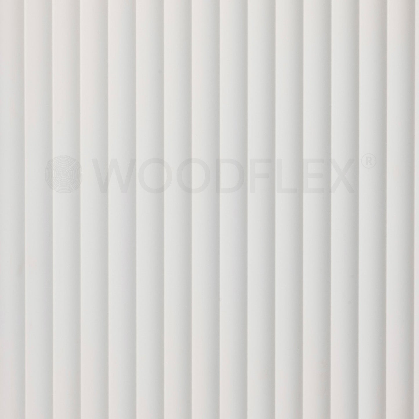 WOODFLEX WHITE PRIMED FLEXIBLE - HALF ROUND 37 - 2700mm x 600mm
