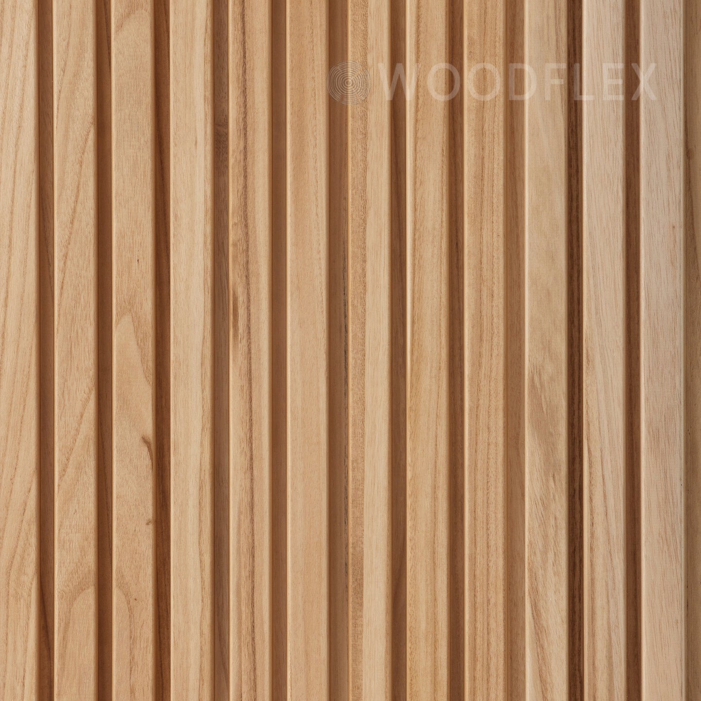 WOODFLEX Outdoor & Indoor Solid Hard Wood Slat Wall Ceiling Pool Fence Cladding - Oak - 2700mm x 545mm