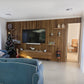 WOODFLEX Outdoor & Indoor Solid Hard Wood Slat Wall Ceiling Pool Fence Cladding - Paulownia - 3000mm x 545mm