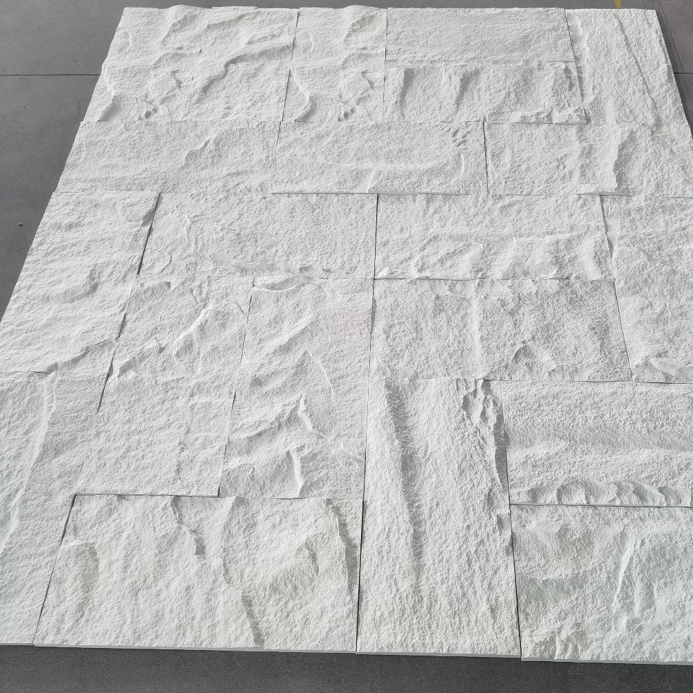 WOODFLEX FLEXIBLE PU STONE PANEL - STONE SKIN White - 2400 x 600mm