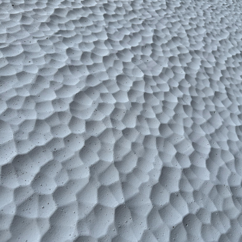 WOODFLEX FLEXIBLE PU STONE PANEL - HIVE STONE White - 1200 x 600mm