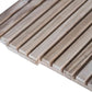 WOODFLEX Outdoor & Indoor Solid Hard Wood Slat Wall Ceiling Pool Fence Cladding - Paulownia - 3000mm x 545mm