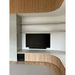 WOODFLEX Flexible Wooden Slat Wall Panel - Oak Veneer - 3000mm x 600mm - Half Round