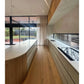 WOODFLEX Flexible Wooden Slat Wall Panel - Oak Veneer - 3000mm x 600mm - Half Round
