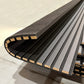 WOODFLEX Flexible Acoustic Wood Slat Wall Panel - Black Coated - 3000mm x 600mm