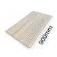 WOODFLEX Flexible Wooden Slat Under Bench Counter Panel - Oak Veneer - 900mm x 600mm - Half Round