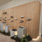 WOODFLEX Flexible Wooden Slat Wall Panel - Oak Veneer - 3000mm x 600mm - Trapezium