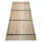 WOODFLEX Outdoor Hard Wood Slat Wall Fence Batten Screen Cladding - 2400mm x 600mm