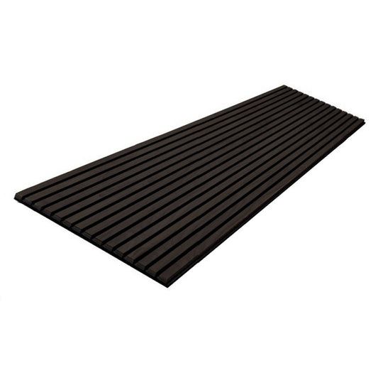 WOODFLEX Flexible Acoustic Wood Slat Wall Panel, Black Veneer - 2400mm x 600mm