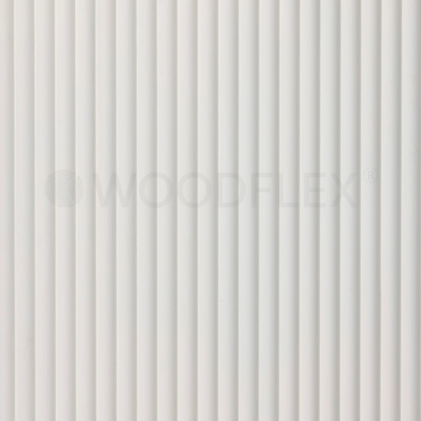 WOODFLEX WHITE PRIMED FLEXIBLE - HALF ROUND 27 - 2700mm X 600mm