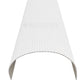 WOODFLEX WHITE PRIMED FLEXIBLE - HALF ROUND 37 - 2700mm x 600mm