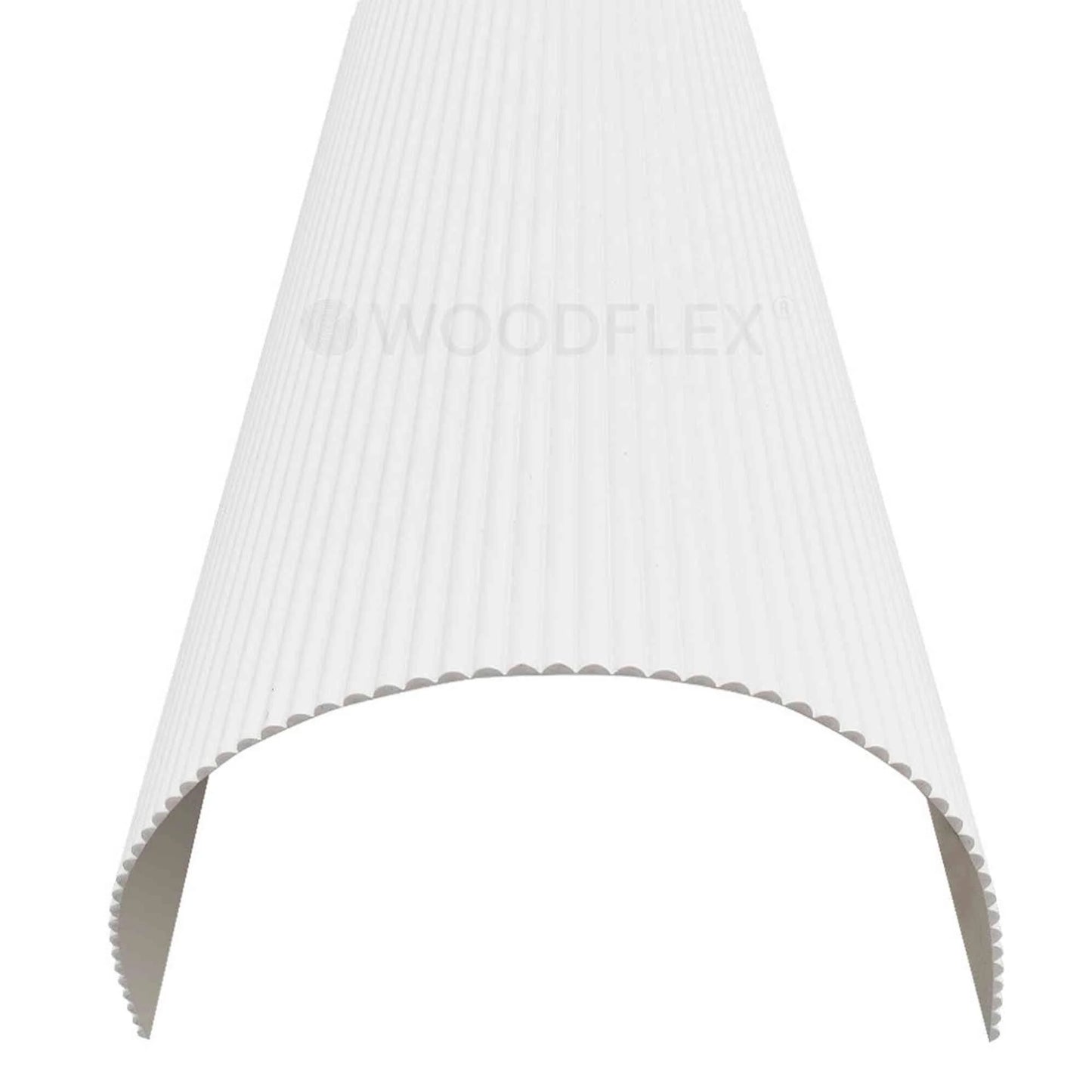 WOODFLEX WHITE PRIMED FLEXIBLE - HALF ROUND 37 - 2700mm x 600mm