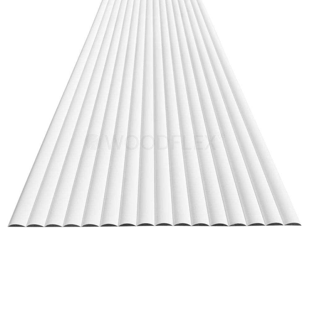 WOODFLEX PRIMED FLEXIBLE - HALF ROUND 37 - 2700mm x 600mm