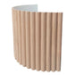 WOODFLEX® FLOW Flexible Wooden Wall Panel - Oak Veneer - 2700mm x 600mm - Half Round 37.5mm