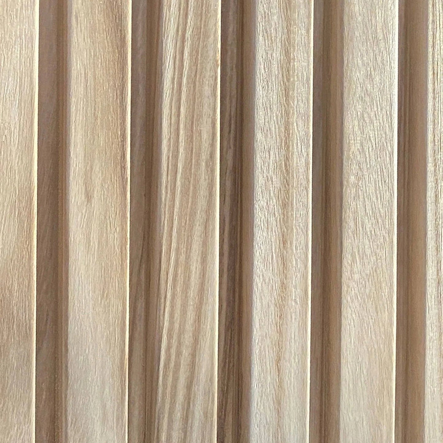 WOODFLEX Outdoor & Indoor Solid Hard Wood Slat Wall Ceiling Pool Fence Cladding - Paulownia - 3000mm x 545mm
