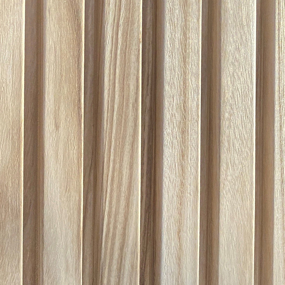 WOODFLEX Outdoor & Indoor Solid Hard Wood Slat Wall & Ceiling Cladding - Oak - 2700mm x 545mm