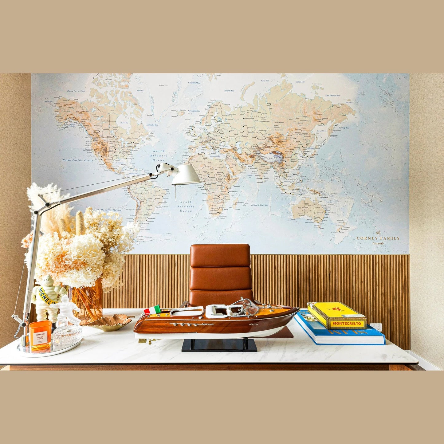 WOODFLEX Flexible Solid Paulownia Wood Slat Wall Panel - 2700mm x 600mm - Wave