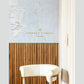 WOODFLEX Flexible Solid Paulownia Wood Slat Wall Panel - 2700mm x 600mm - Wave