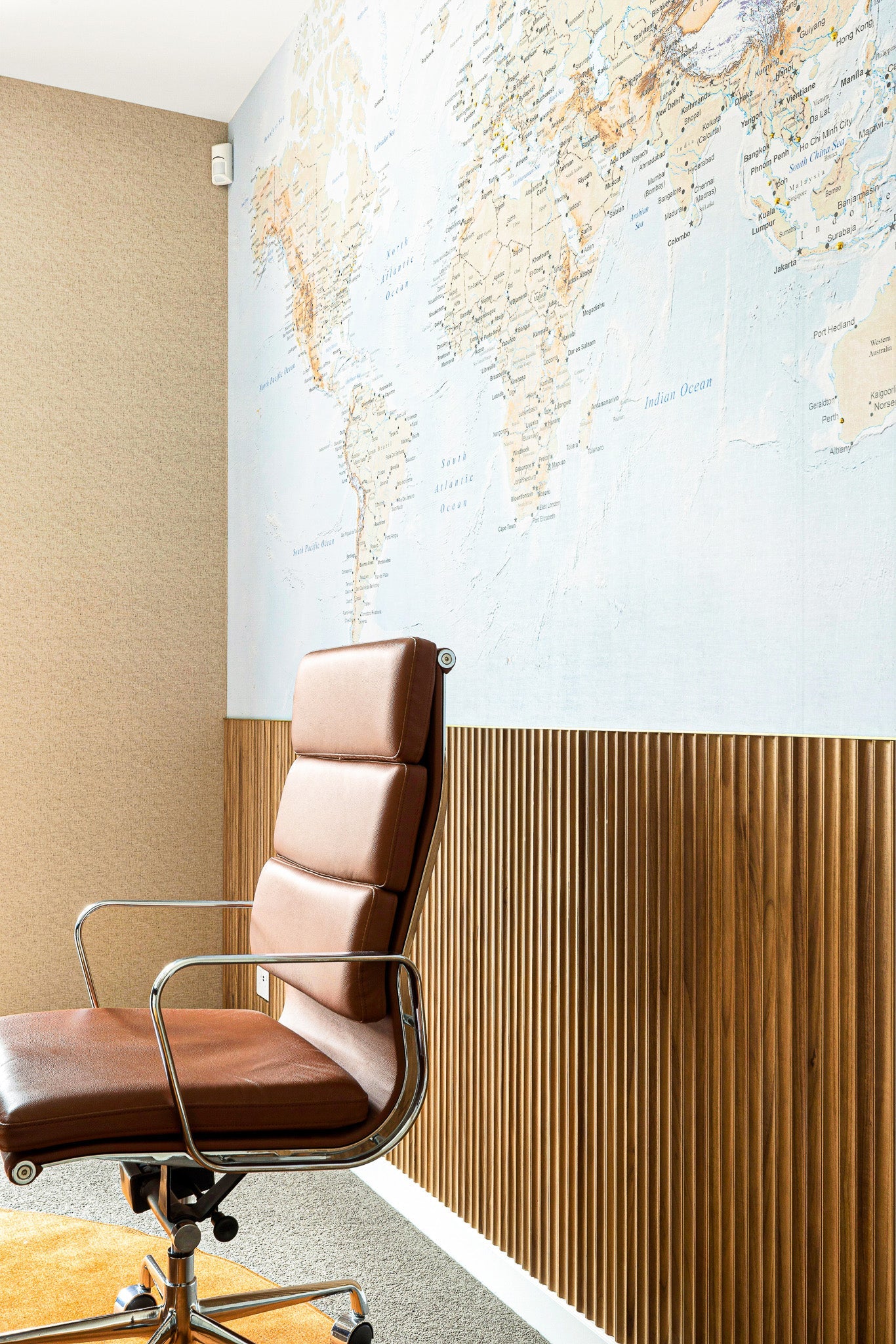 WOODFLEX Flexible Solid Paulownia Wood Slat Wall Panel - 2700mm x 600mm - Wave