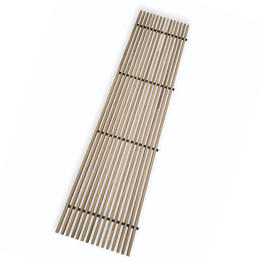 WOODFLEX Outdoor Hard Wood Slat Wall Fence Batten Screen Cladding - 2400mm x 600mm