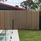 WOODFLEX Outdoor Hard Wood Slat Wall Fence Batten Screen Cladding - 2400mm x 600mm