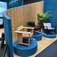 WOODFLEX Flexible Wooden Slat Wall Panel - Oak Veneer - 2700mm x 600mm - Half Round