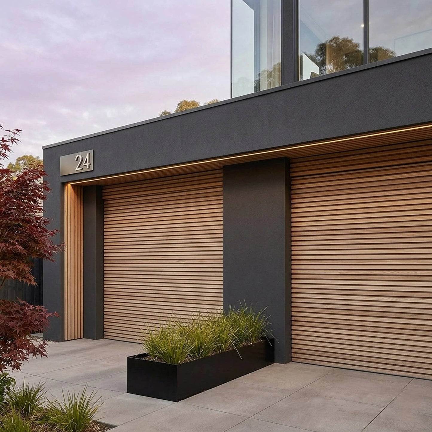 WOODFLEX Outdoor & Indoor Solid Hard Wood Slat Wall Ceiling Pool Fence Cladding - Paulownia - 3000mm x 545mm