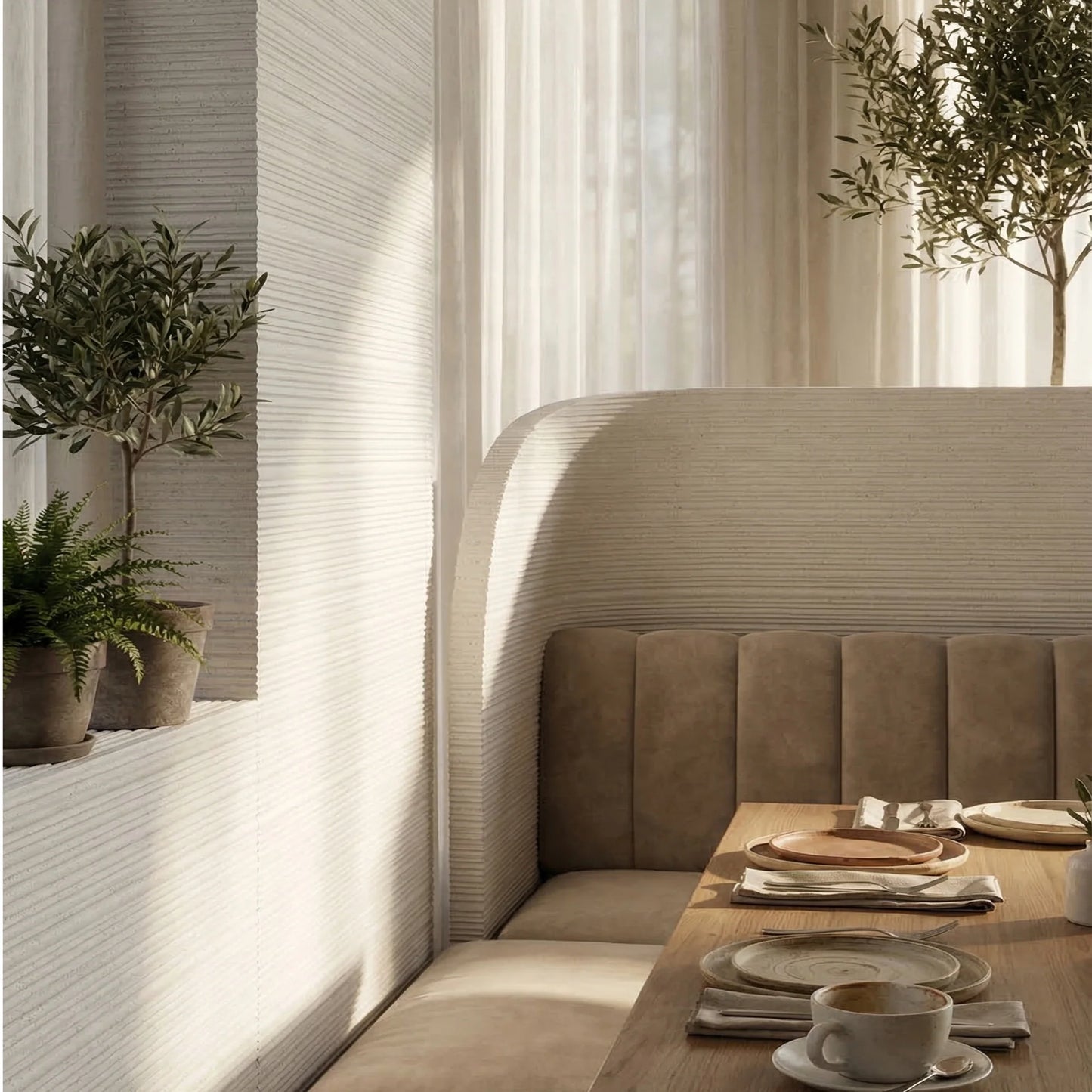 WOODFLEX FLEXIBLE SOFT STONE PANEL - NEW LINE White - 2700 x 600mm