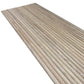 WOODFLEX Flexible Wooden Slat Wall Panel - Oak Veneer - 2700mm x 600mm - Half Round