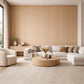 WOODFLEX Flexible Wooden Slat Wall Panel - Oak Veneer - 2700mm x 600mm - Half Round 37mm