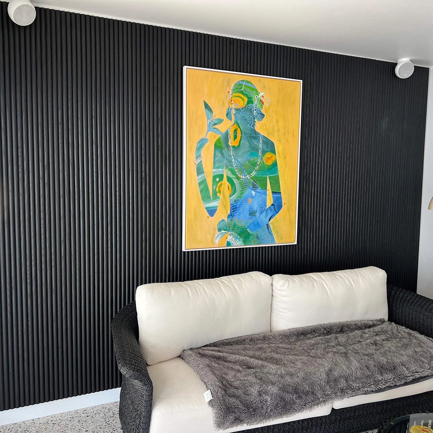 WOODFLEX WHITE PRIMED FLEXIBLE - HALF ROUND 27 - 2700mm X 600mm