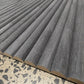 WOODFLEX Flexible Wooden Slat Wall Panel - Black - 2700mm x 600mm - Half Round 27mm