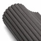 WOODFLEX Flexible Wooden Slat Wall Panel - Black - 2700mm x 600mm - Half Round 27mm