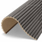 WOODFLEX Flexible Wooden Slat Wall Panel - Black - 2700mm x 600mm - Half Round 27mm