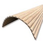 WOODFLEX Flexible Wooden Slat Wall Panel - Oak Veneer - 2700mm x 600mm - Half Round 37mm