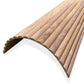 WOODFLEX Flexible Wooden Slat Wall Panel - Walnut Veneer - 2700mm x 600mm - Half Round 37mm