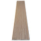 WOODFLEX Flexible Acoustic Slat Wall Panel - Half Round Oak Veneer - 2700mm x 600mm