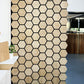 Hexagon WOODFLEX Acoustic Wood Wall Panels - 2700mm x 600mm - Oak Veneer