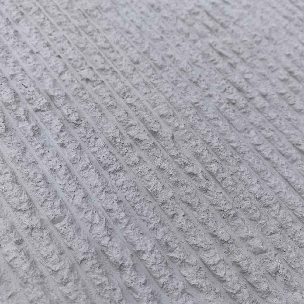 WOODFLEX FLEXIBLE PU STONE PANEL - ROUNDED LINE White - 2700 x 600mm