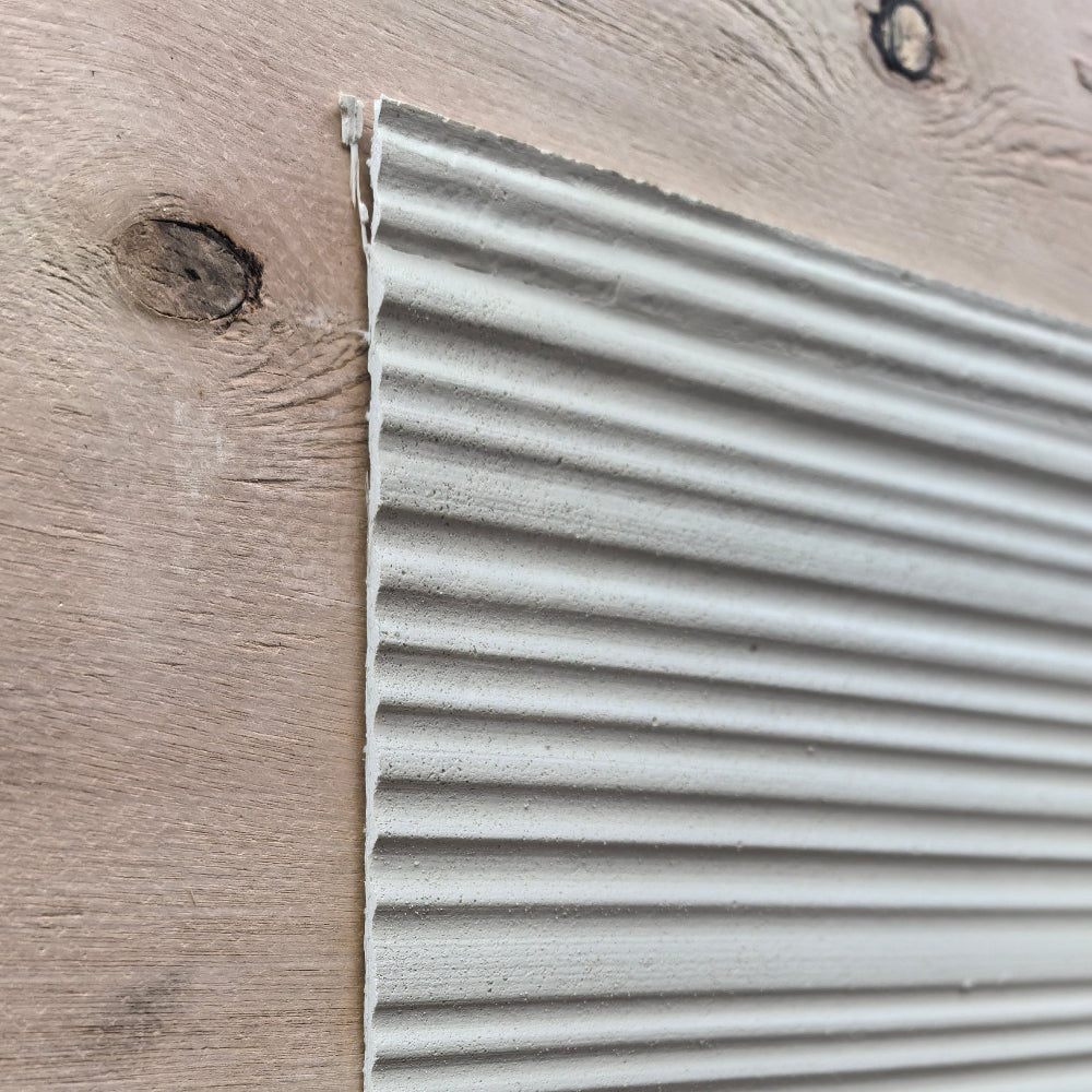 WOODFLEX FLEXIBLE SOFT STONE PANEL - NEW LINE White - 1200 x 600mm