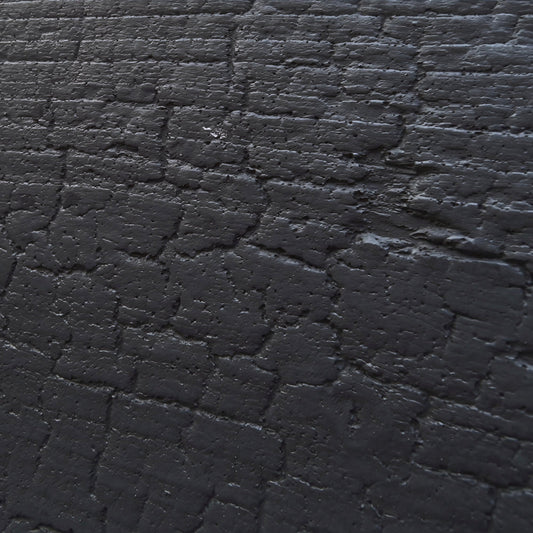 WOODFLEX FLEXIBLE PU STONE PANEL - CHARCOAL BURNT WOOD Black - 2700 x 600mm