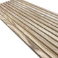 WOODFLEX Outdoor & Indoor Solid Hard Wood Slat Wall Ceiling Pool Fence Cladding - Paulownia - 3000mm x 545mm