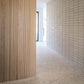 WOODFLEX Flexible Wooden Slat Wall Panel - Oak Veneer - 3000mm x 600mm - Trapezium