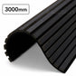 WOODFLEX Flexible Acoustic Wood Slat Wall Panel - Black Coated - 3000mm x 600mm