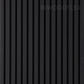 WOODFLEX Flexible Acoustic Wood Slat Wall Panel - Black Coated - 3000mm x 600mm