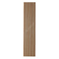 WOODFLEX Flexible Acoustic Wood Slat Panel - 3 Sided Full Wrap Oak Veneer on Black - 2700mm x 600mm