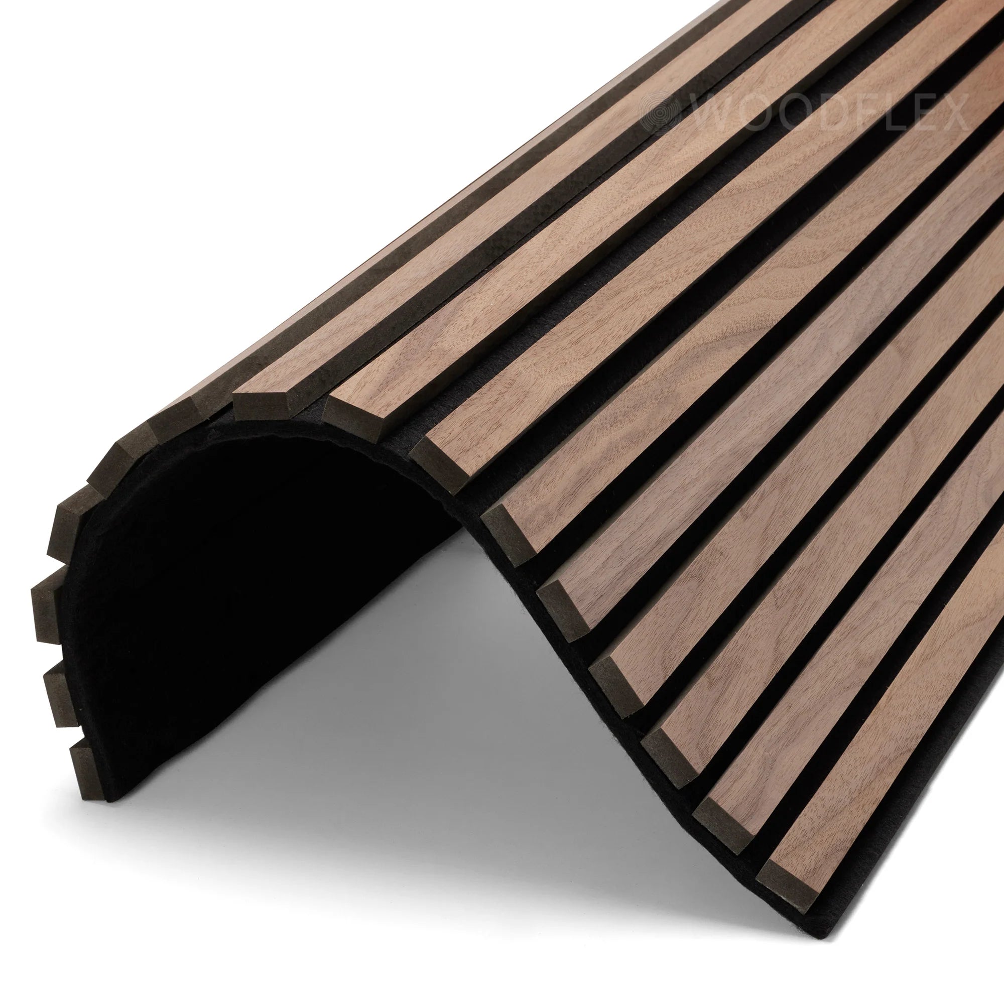 Flexi Slat walnut view