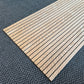 WOODFLEX Flexible Acoustic Wood Slat Wall Panel, Oak Veneer - 2700mm x 600mm - SLIM