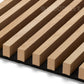 WOODFLEX Flexible Acoustic Battened Wood Slat Panel - 3 Sided Full Wrap Oak Veneer - 2700mm x 600mm